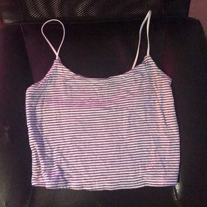 striped crop top